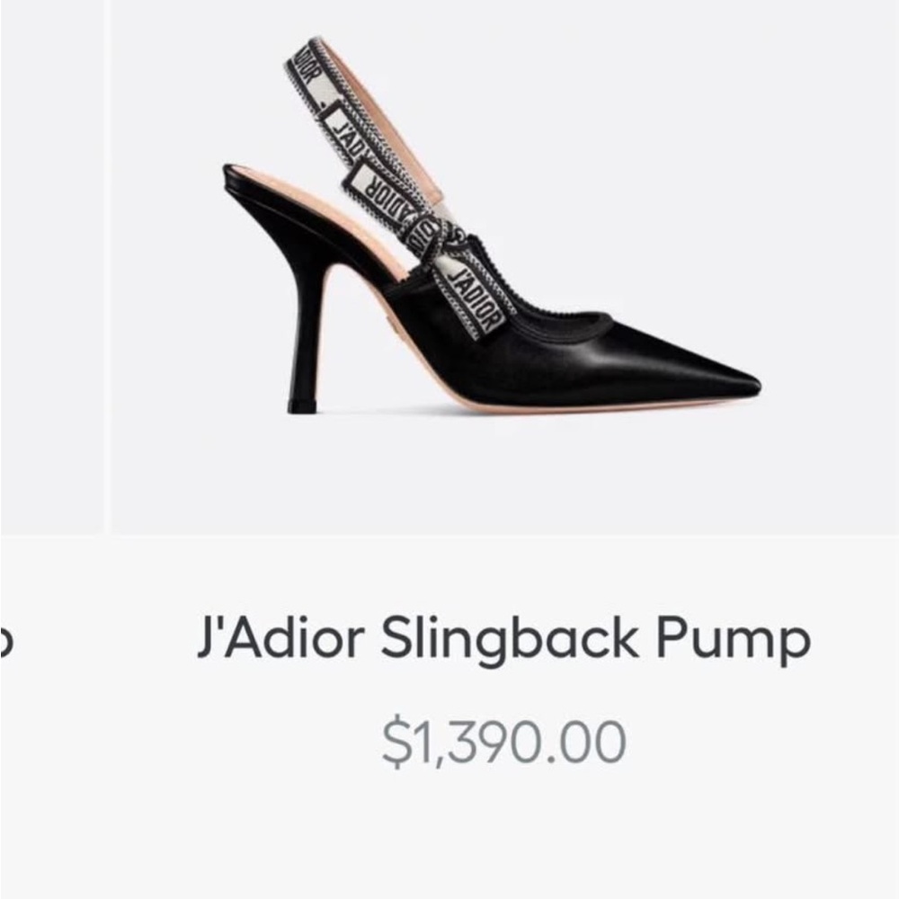 Dior Black and Cream Heels - Picture 5 of 5